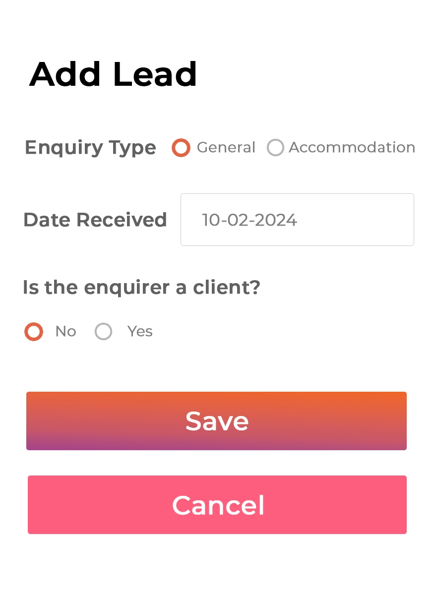 Add Lead